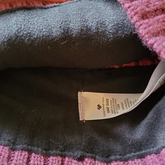 Obermeyer faux fur pom beanie hat pink - Picture 7 of 8